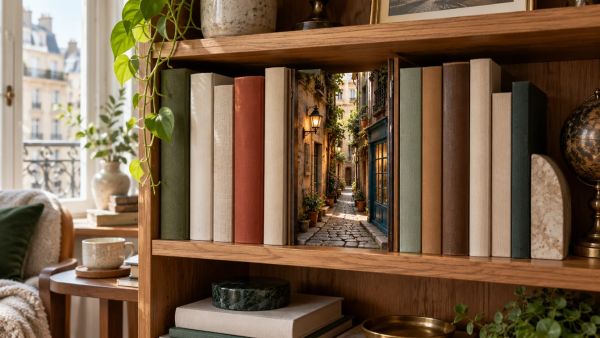 10 idées déco pour un book nook captivant dans votre bibliothèque