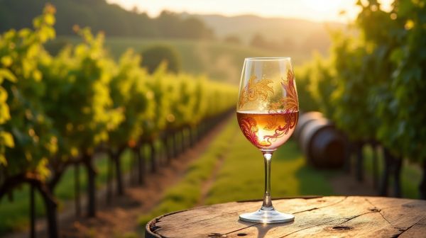 Personnalisez vos verres pour vignoble avec style et créativité