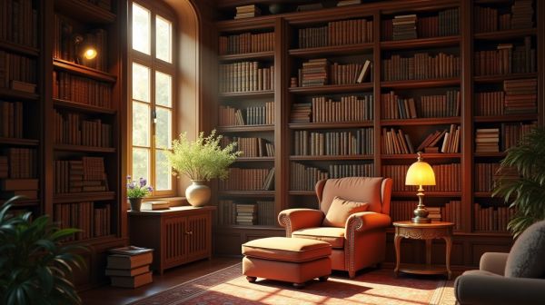 Un book nook : la déco qui transforme votre bibliothèque